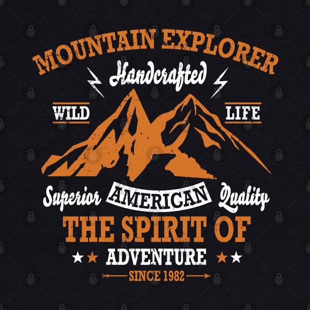 Mountain Explorer Adventure Spirit by JakeRhodes